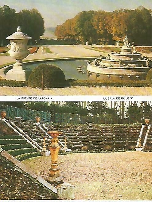 LAMINA 13908: Versalles. La Fuente de Latona y la Sala de Baile