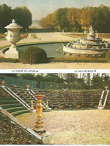 LAMINA 13908: Versalles. La Fuente de Latona y la Sala de Baile