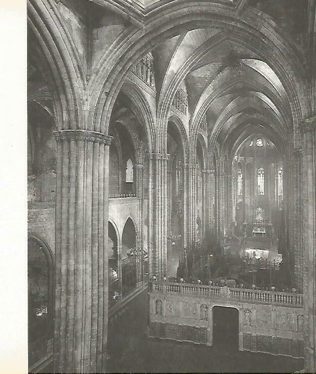 LAMINA 13924: Interior de la Catedral de Barcelona