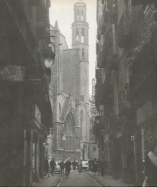 LAMINA 13921: Santa Maria del Mar de Barcelona