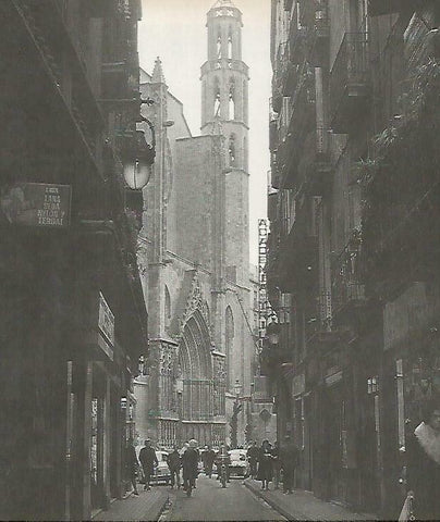 LAMINA 13921: Santa Maria del Mar de Barcelona