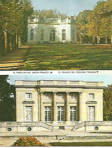 LAMINA 13914: Versalles. Pabellon del Jardin frances y Palacio del pequeño Trianon
