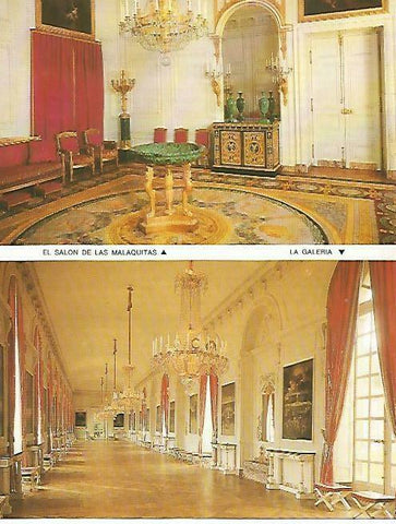 LAMINA 13912: Versalles. Salon de las Malaquitas y Galeria