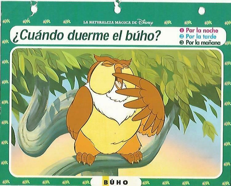 LAMINA 14168: Buho. Secreto con Bambi