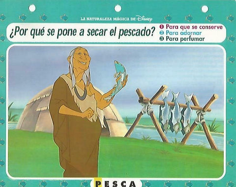 LAMINA 14169: Pesca. Secreto con Pocahontas