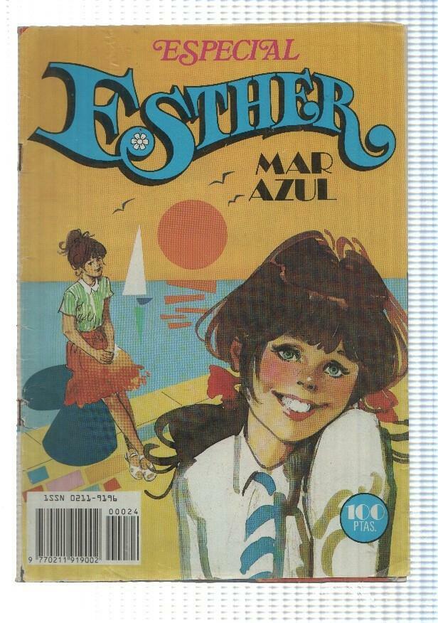 Bruguera: Esther Especia num 24 - Entrevista: a Pancho y Javi de Verano Azul. Poster: Pedro Marin