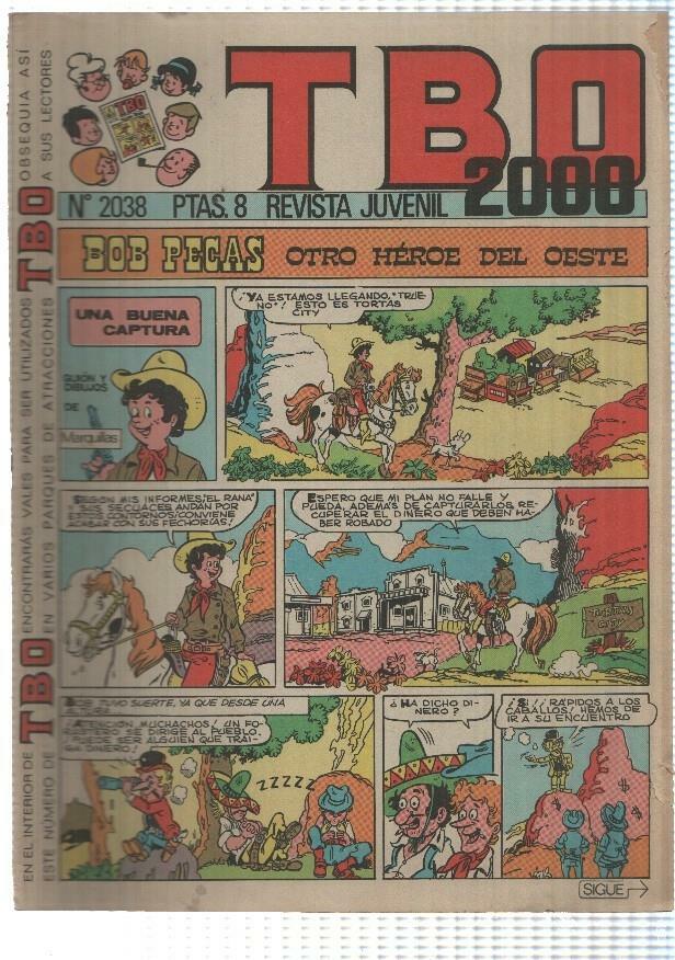 TBO 2000 num 2038 año LVII - Bob Pecas otro heroe del oeste, La familia Ulises en la Comilona