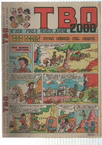 TBO 2000 num 2038 año LVII - Bob Pecas otro heroe del oeste, La familia Ulises en la Comilona