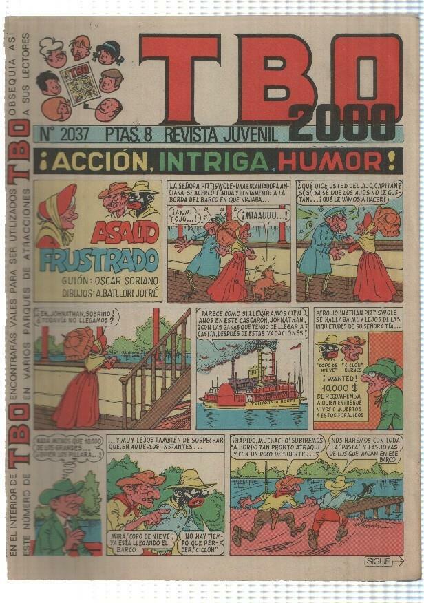 TBO 2000 num 2037 año LVII - Asalto frustado (Soriano), La familia Ulises en Un Gitano de Ley
