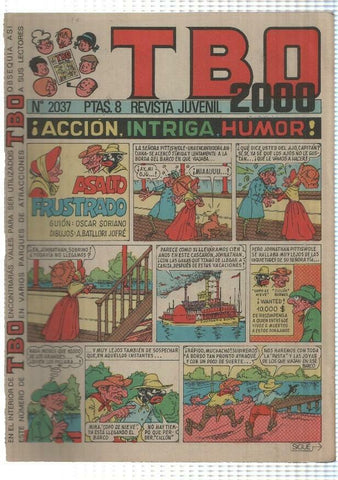 TBO 2000 num 2037 año LVII - Asalto frustado (Soriano), La familia Ulises en Un Gitano de Ley