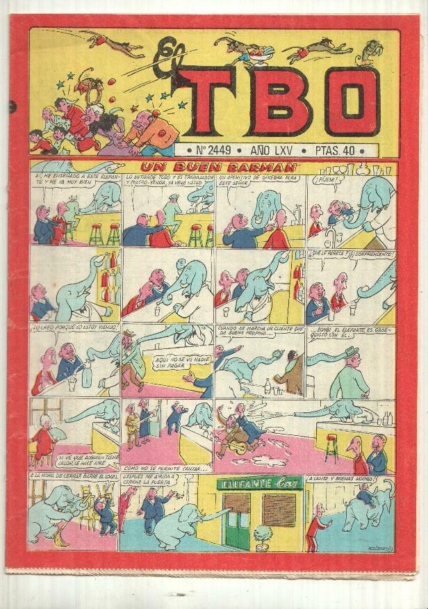 TBO num 2449 año LXV (1981) - Historia de la Familia Ulises, Aventuras de Eustaquio Morcillon