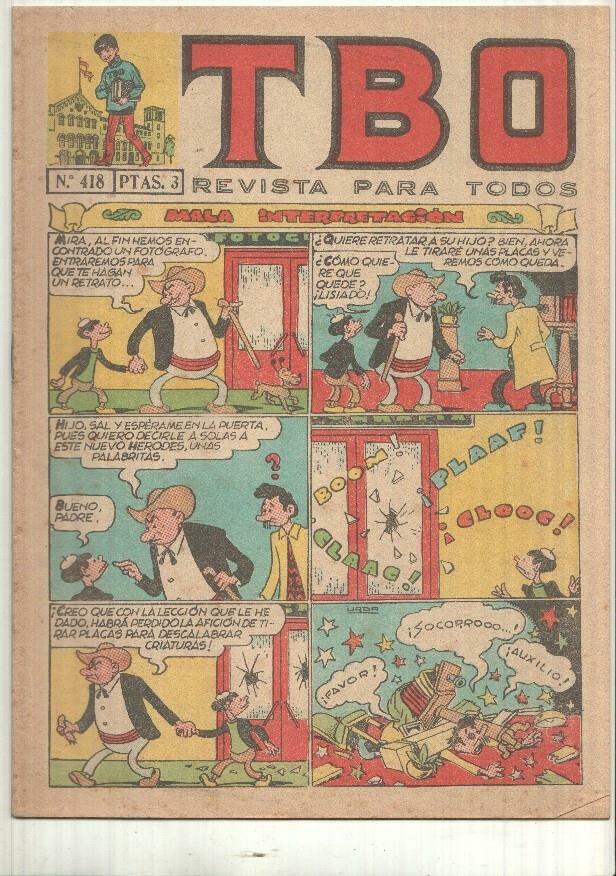 TBO num 418 año IL (1965) - La familia Ulises en Tarde Aciaga, Maribel es asi