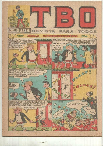 TBO num 418 año IL (1965) - La familia Ulises en Tarde Aciaga, Maribel es asi