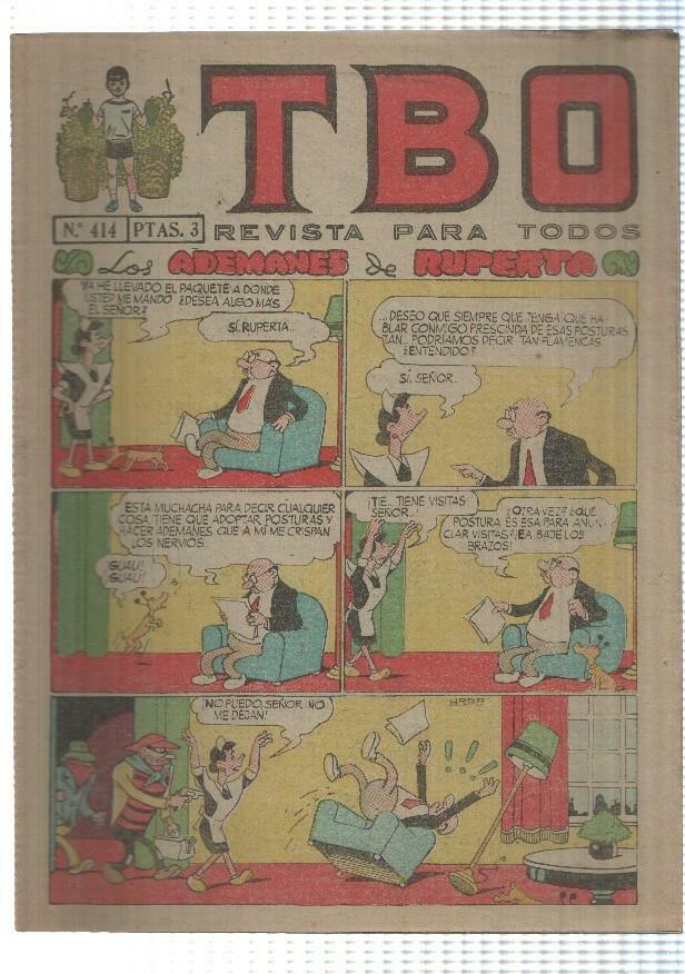 TBO num 414 (1965) - La familia Ulises en Un Encuentro Inesperado, Meliton Perez por Benejana