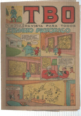 TBO num 441 año L (1966) - La familia Ulises en Presumiendo de Valiente, La pequeña Annie