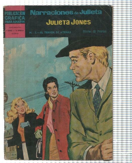 Narraciones de Julieta Jones numero 02: el terror de atenas (numerada 2 en interior)