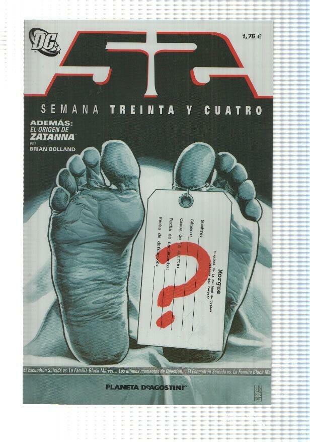 DC, Planeta: 52 Semana 34 (Johns, Morrison) - Tendencias Suicidas. El origen de Zatanna