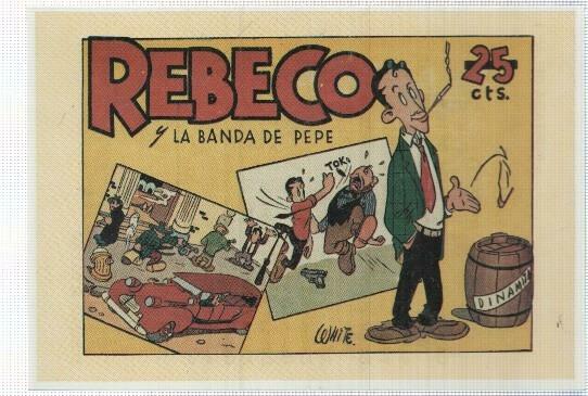 Ficha tebeo numerada 251: Rebeco, dibujo de White