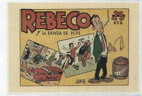 Ficha tebeo numerada 251: Rebeco, dibujo de White