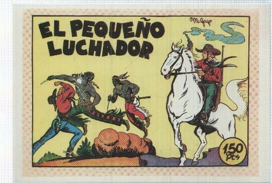 Ficha tebeo numerada 259: El pequeño luchador , dibujo de Manuel Gago