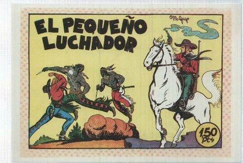 Ficha tebeo numerada 259: El pequeño luchador , dibujo de Manuel Gago