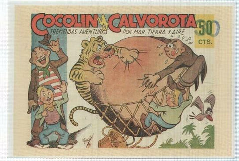 Ficha tebeo numerada 265: Cocolin y Calvorota, dibujo de E.Boix