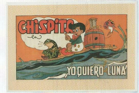 Ficha tebeo numerada 272: Chispita, dibujo de Adriano Blasco