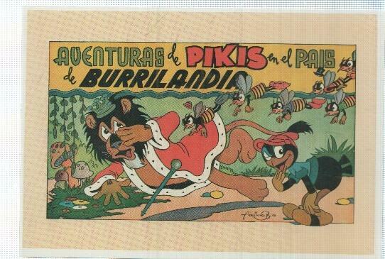 Ficha tebeo numerada 273: Pikis, dibujo de Adriano Blasco