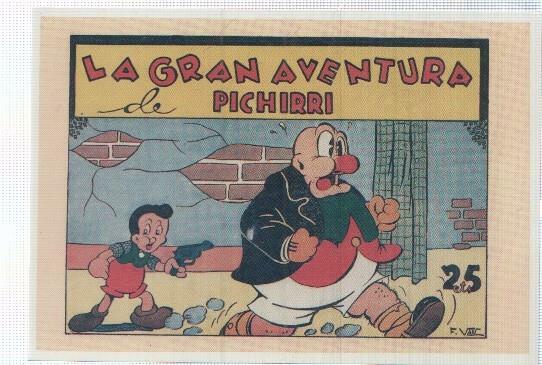 Ficha tebeo numerada 280: La gran aventura de Pichirri, editorial Hispano Americana