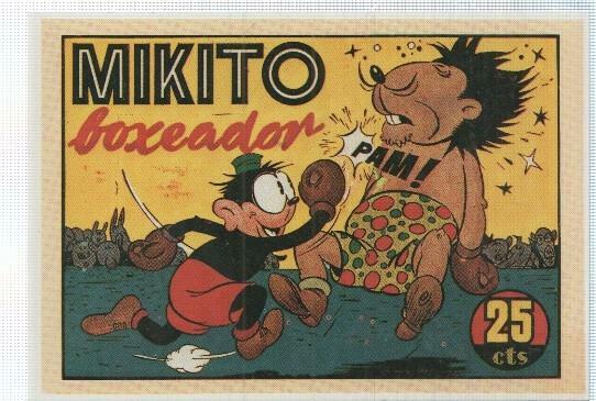 Ficha tebeo numerada 281: Mikito: boxeador, editorial Hispano Americana
