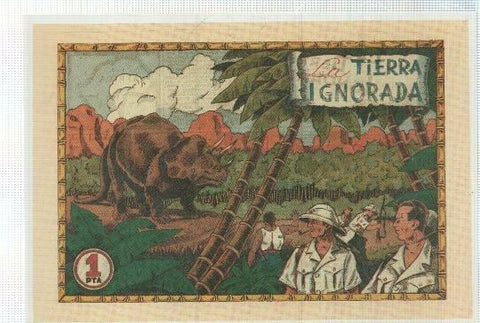 Ficha tebeo numerada 284: Doctor Rawson: la tierra ignorada, editorial Hispano Americana,