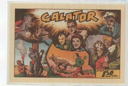 Ficha tebeo numerada 285: Galator, editorial Hispano Americana, 