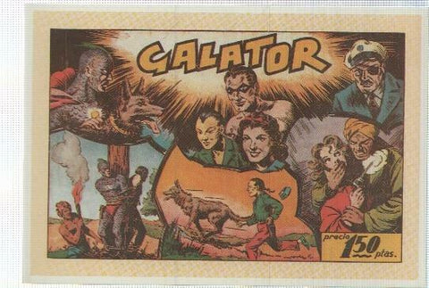 Ficha tebeo numerada 285: Galator, editorial Hispano Americana, 