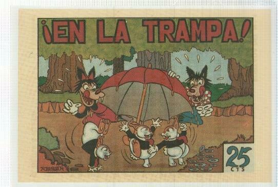 Ficha tebeo numerada 292: Cuento Infantil, editorial Hispano Americana