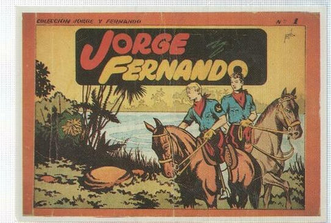 Ficha tebeo numerada 300: Jorge y Fernando, album, editorial Hispano Americana