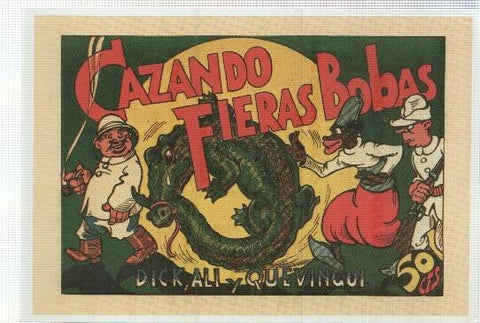 Ficha tebeo numerada 303: Cazando fieras bobas, editorial Valenciana