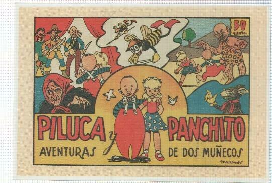 Ficha tebeo numerada 307: Piluca y Panchito, editorial Valenciana