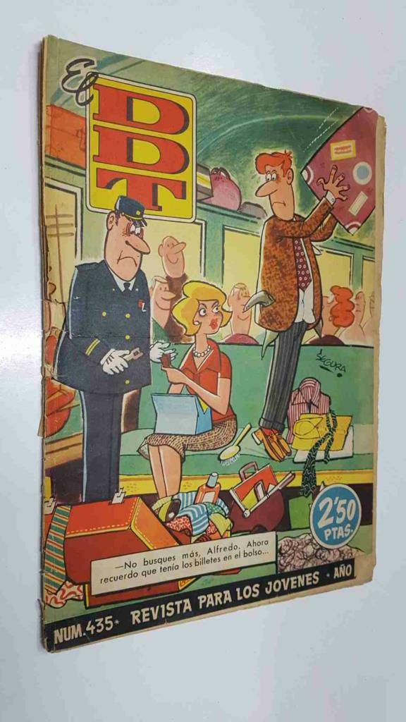 Revista el DDT: num 435 año IX (1959) - La familia Cebolleta, El capitan Aparejo