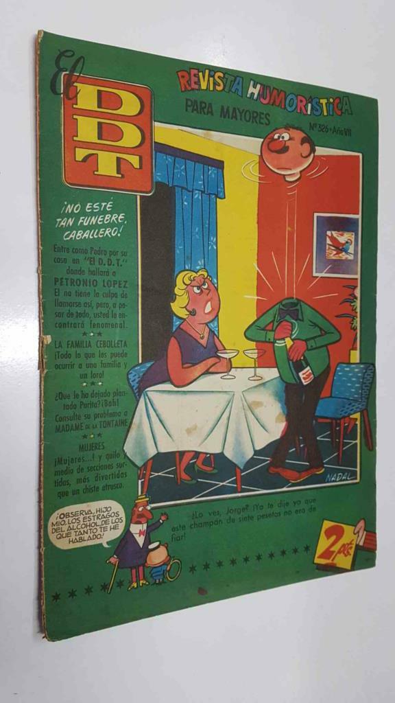 Revista el DDT: num 326 año VII (1957) - Matilda y Anacleto, Petronio Lopez