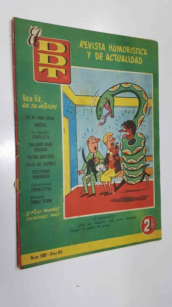 Revista el DDT: num 320 año VII (1957) - La familia Cebolleta, Petronio Lopez
