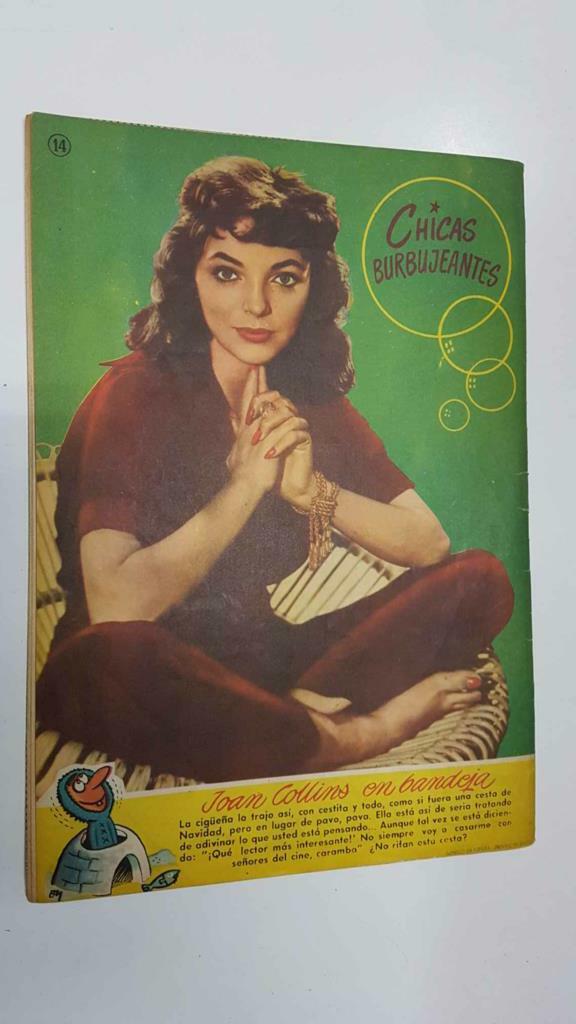 Revista Can Can: num 14 (12-5-1958). Foto contracubierta: Joan Collins