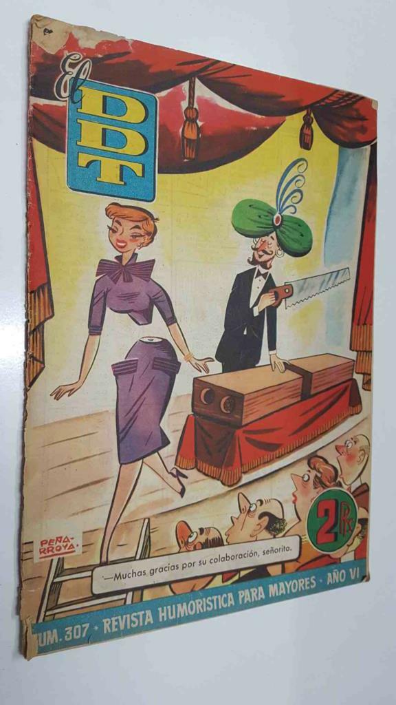 Revista el DDT: num 307 año VI (1957)- La familia Cebolleta,  Matilda y Anacleto