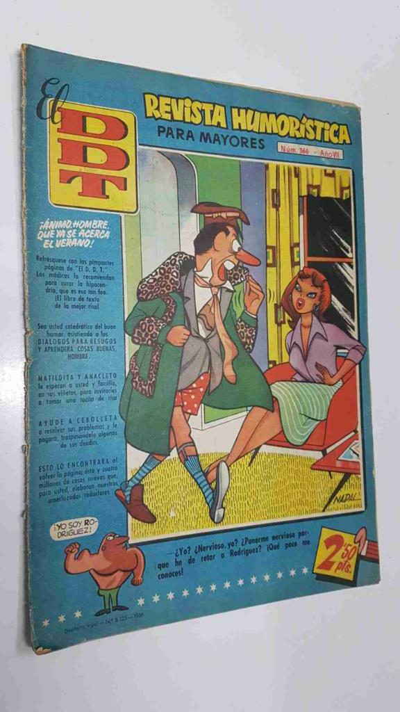 Revista el DDT: num 366 año VII (1958)- La familia Cebolleta, Petronio Lopez