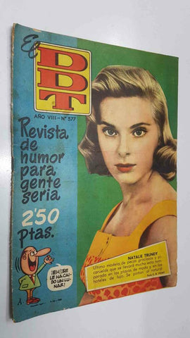 Revista el DDT: num 377 año VIII (1958)- Foto portada: Natalie Trundy