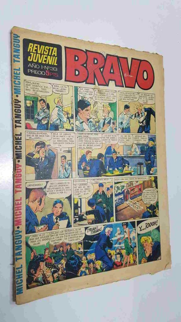 Revista Bravo: num 33 año I (1968) - Michel Tanguy en Cañon Azul no contesta