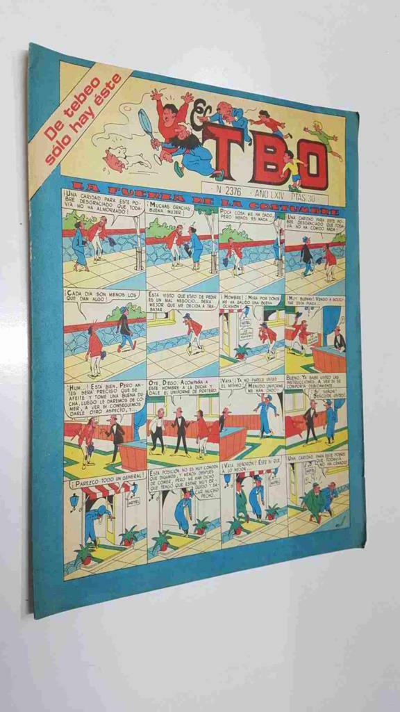 Revista TBO: num 2376 año LXIV - La fuerza de la costumbre. La familia Ulises en El autobus