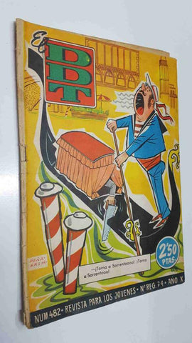 Revista el DDT: num 482 año IX (1960) - La familia Cebolleta, El capitan Traganudos
