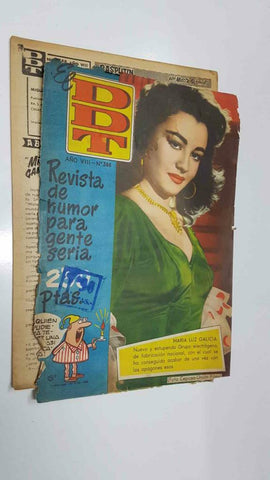 Revista el DDT: num 388 año VIII (1958) - La familia Cebolleta. Foto portada: Maria Luz Galicia