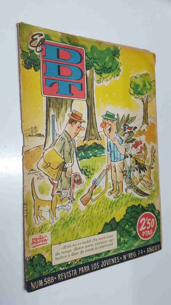 Revista el DDT: num 588 año XII (1962) - La familia Cebolleta, La familia Churumbel