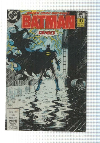 DC, Zinco: Batman vol. 7 retapado, contiene los num 23 al 37 (Wagner-Grant-Breyfogle)